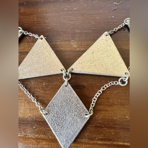 Gold Triangular Necklace - Picture 5 of 5